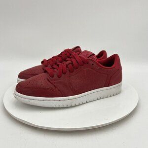 Nike Air Jordan 1 Retro Low Women Size 7 AH7232-623 Gym Red Leather Shoes